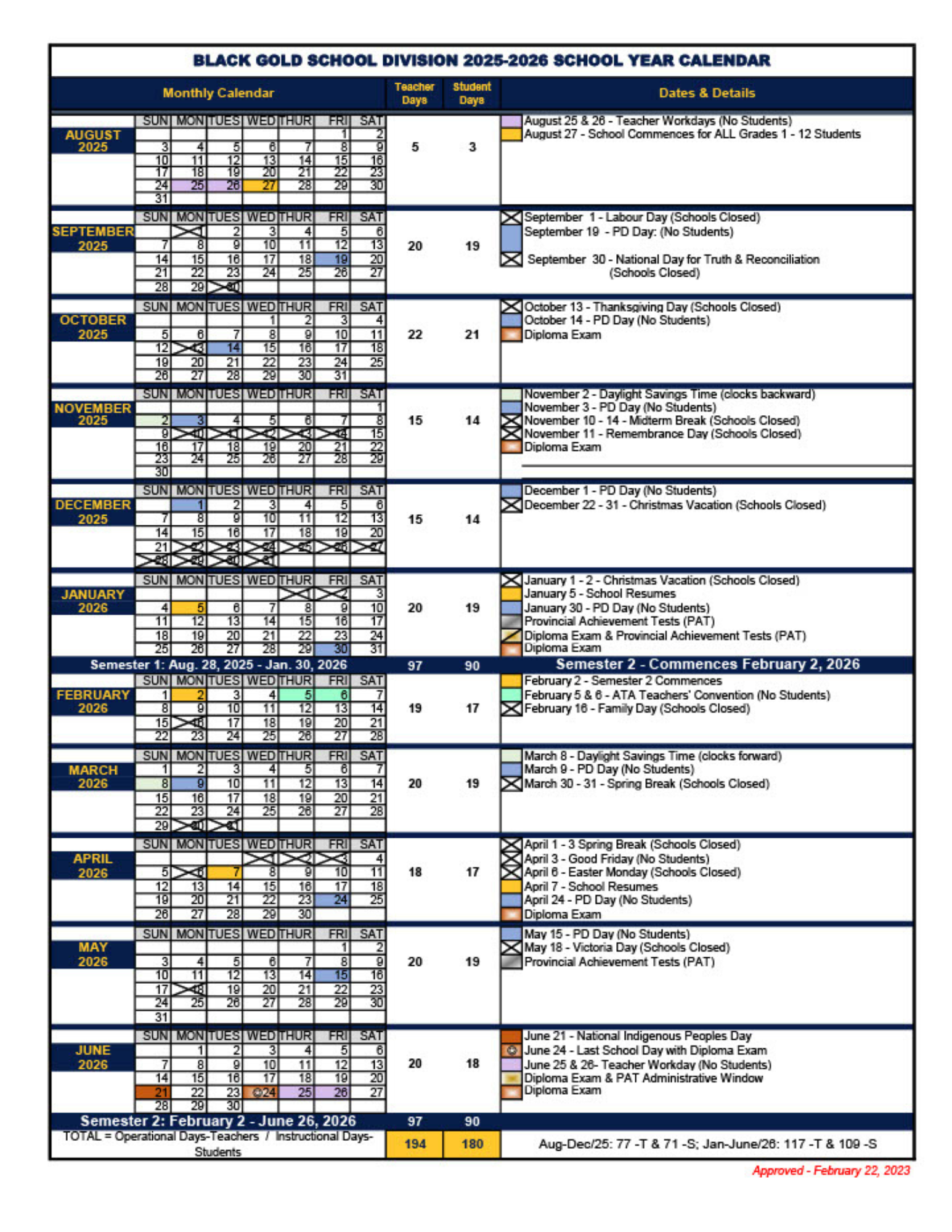 2025 2026 ELES Kindergarten Calendar 1 