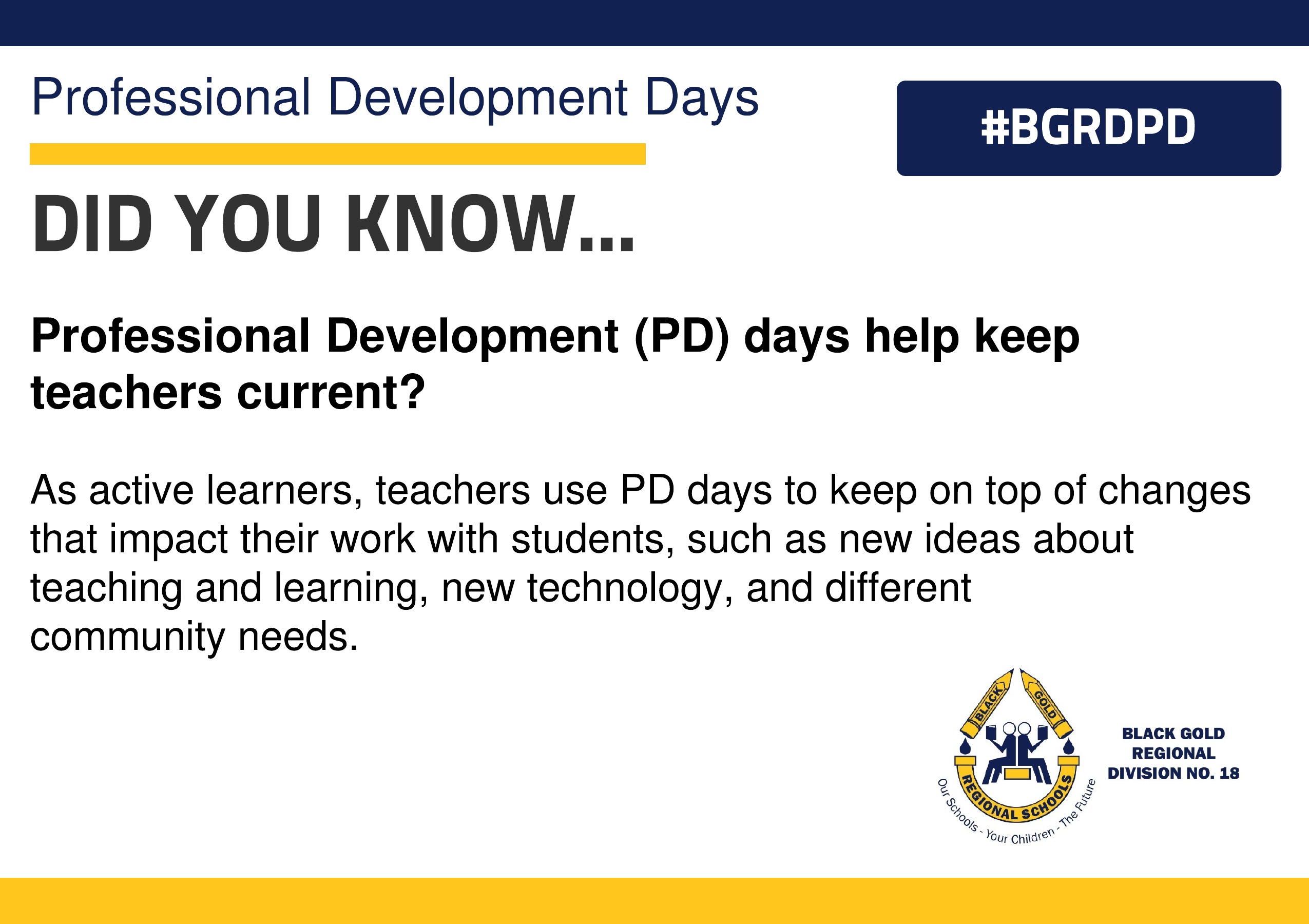 #4 Professional Development Did You Know-